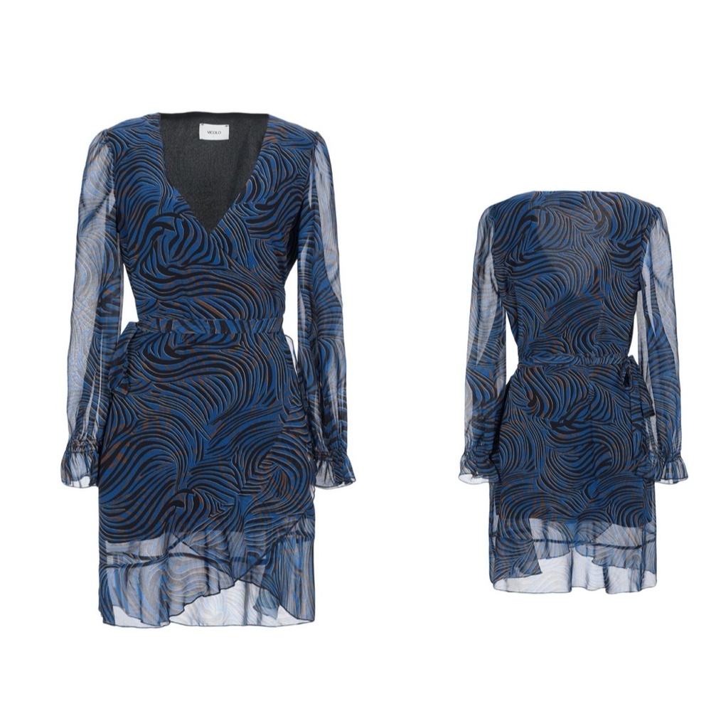 VICOLO MINI WRAP DRESS